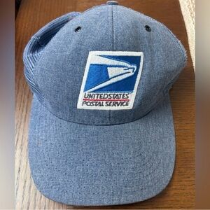 United States Postal Service Blue Adjustable Hat. Size: Medium